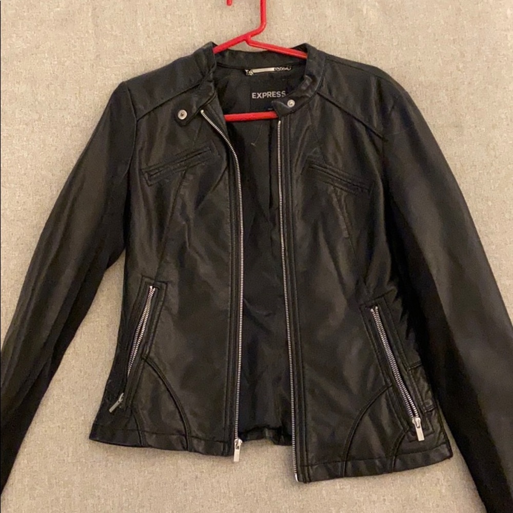 Express pleather jacket fall clothes